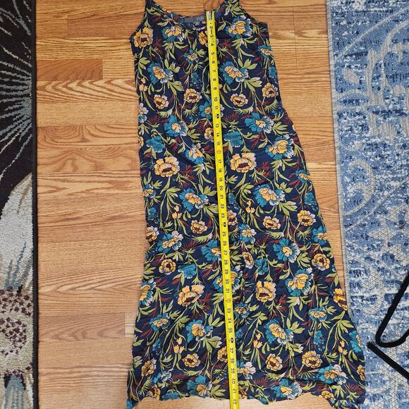 Tysa Floral Print Long Maxi Dress With Spaghetti Strap Sleeves Size 0 - Picture 6 of 6